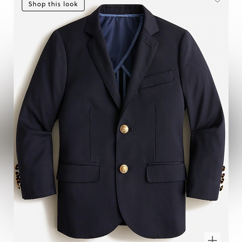 Like New Crewcuts navy blazer sz 10.